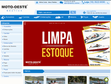 Tablet Screenshot of motooeste.com.br